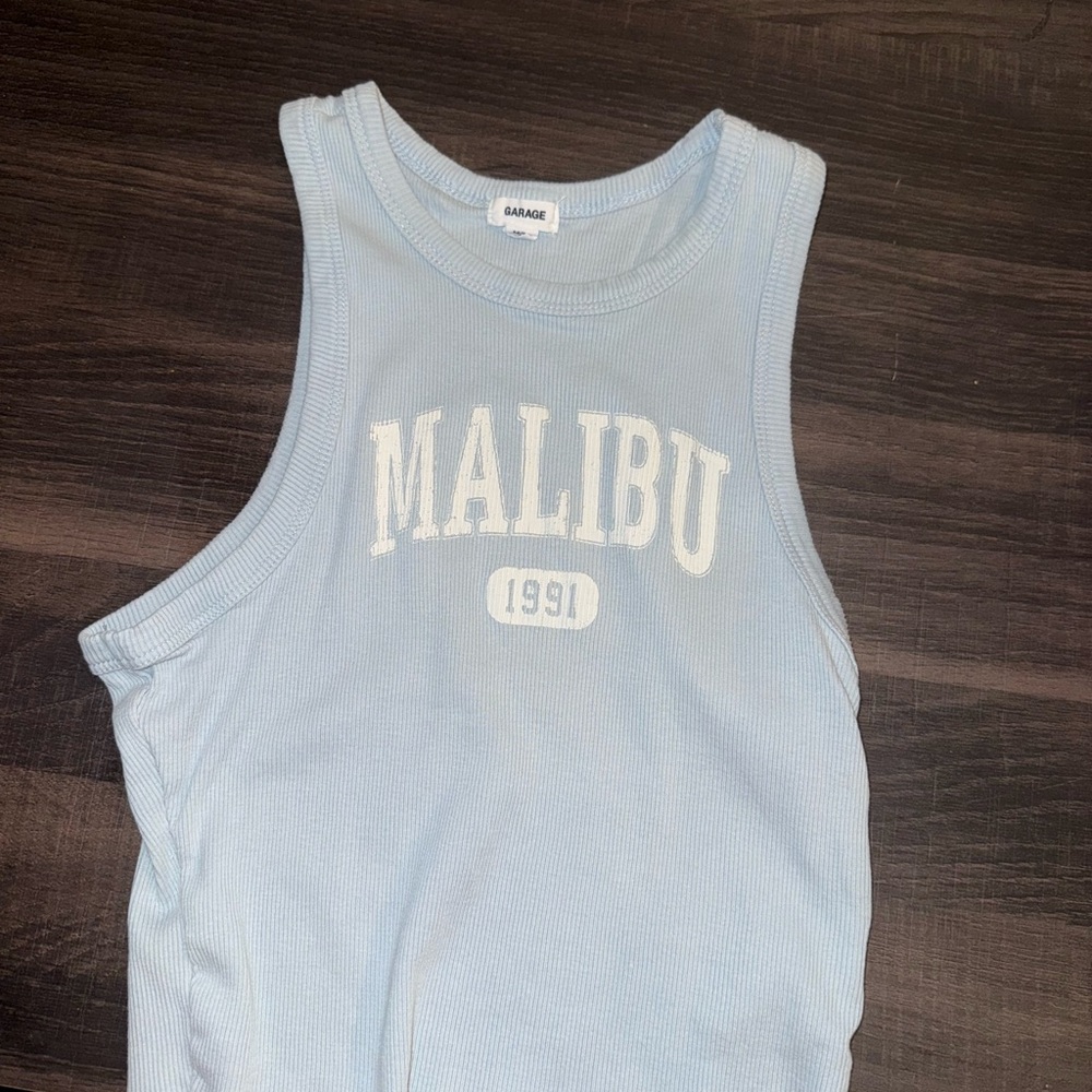 Garage Light Blue Malibu Tank Top